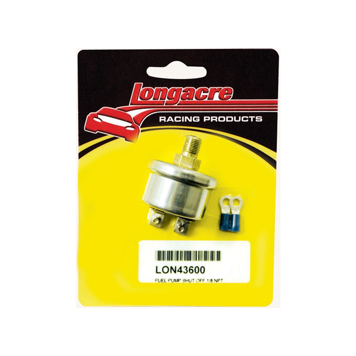 Longacre Pressure Switch, Oil, 12 PSI Off, 1/8in NPT Male