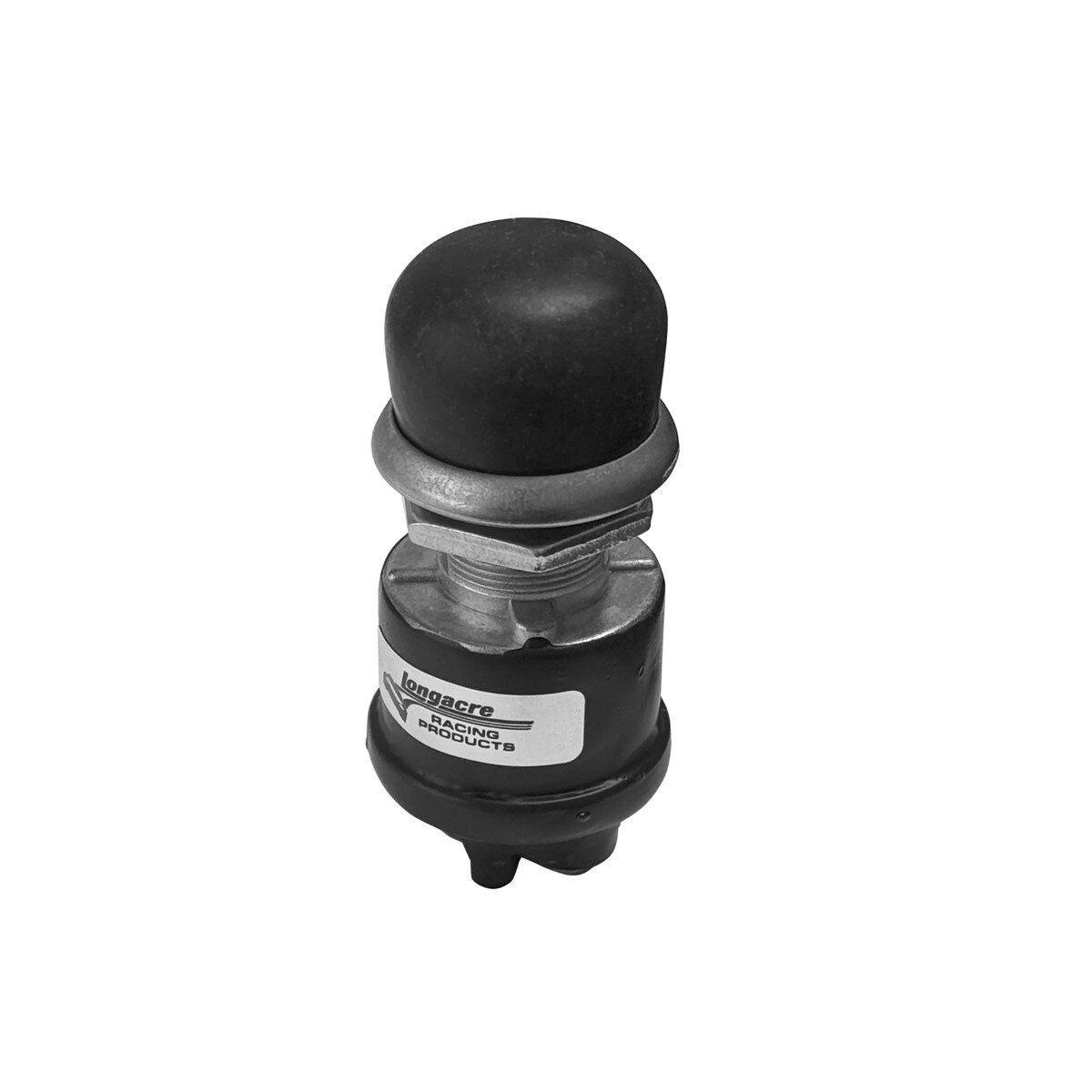 Longacre Push Button Switch, Starter, Momentary, 15 Amp, 12V, Waterproof / Dustproof (2 Terminal Ends Included)