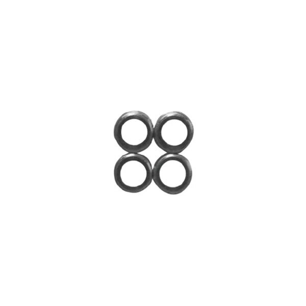 Longacre Valve Stem Grommets, Quick Change High-Temp Silicone, Set of 4