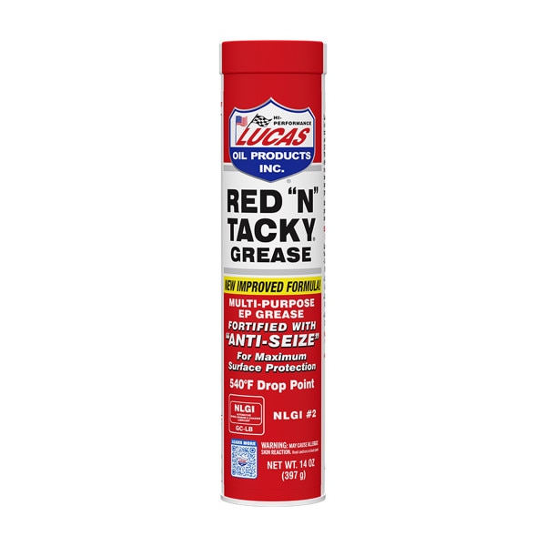 Lucas Oil Grease, Red N Tacky, 14 oz. Cartridge