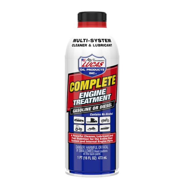 Lucas Oil Fuel System Additive, Complete Engine Treatment, 16 oz. Bottle