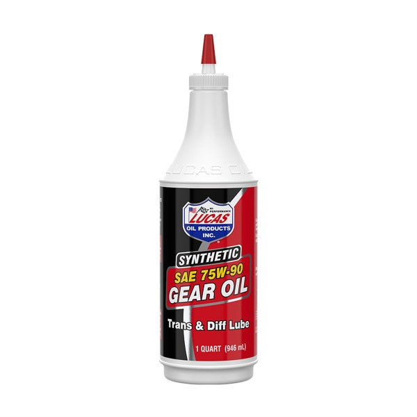 Lucas Gear Oil, Synthetic, 75W90, 1 Quart