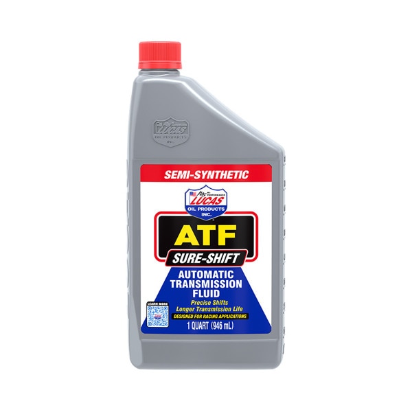 Lucas Oil Transmission Fluid, Sure-Shift, Semi-Synthetic, Dexron / Mercon, 1 Quart