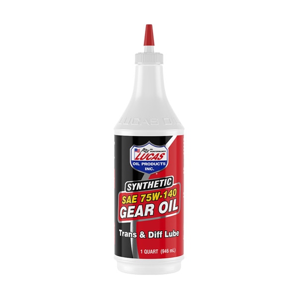 Lucas Gear Oil, Synthetic, 75W140, 1 Quart