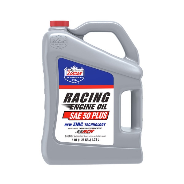 Lucas Motor Oil, Plus Racing, 50 Plus, 5 Quart
