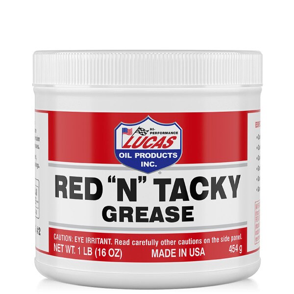 Lucas Oil Grease, Red "N" Tacky, 1 lbs. Tub