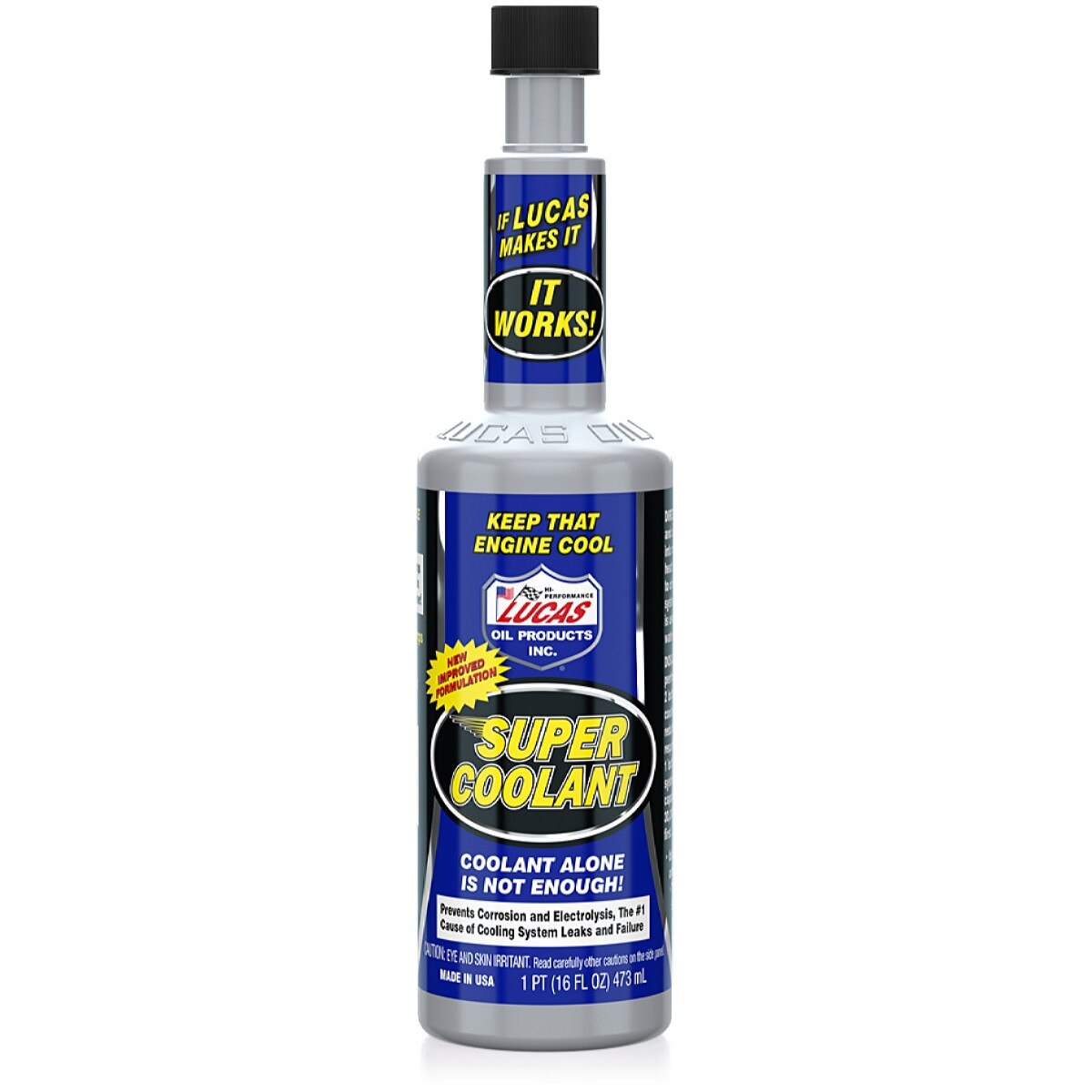 Lucas Oil Radiator Coolant Additive, Super Coolant, Treats 20 Quarts, 16 oz. Bottle