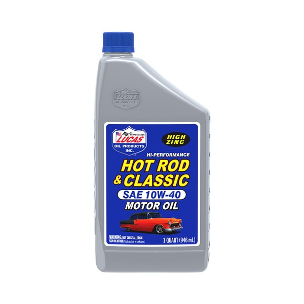 Lucas Motor Oil, Hot Rod & Classic Car, 10W40, 1 Quart