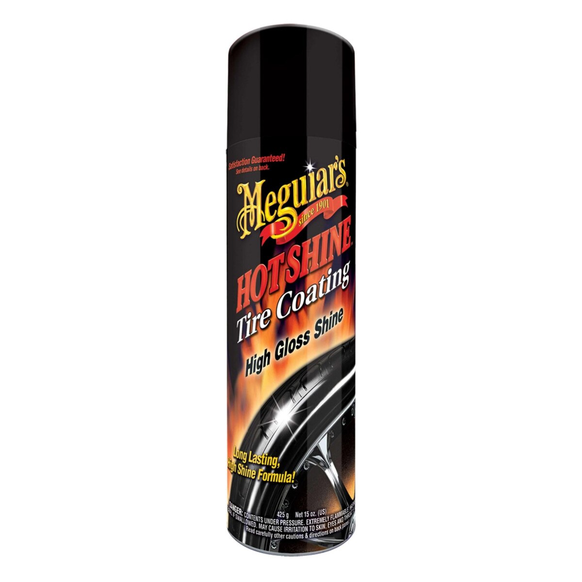 Meguiar's Tire Coating, Hot Shine, High Gloss, 15 oz. Aerosol Can