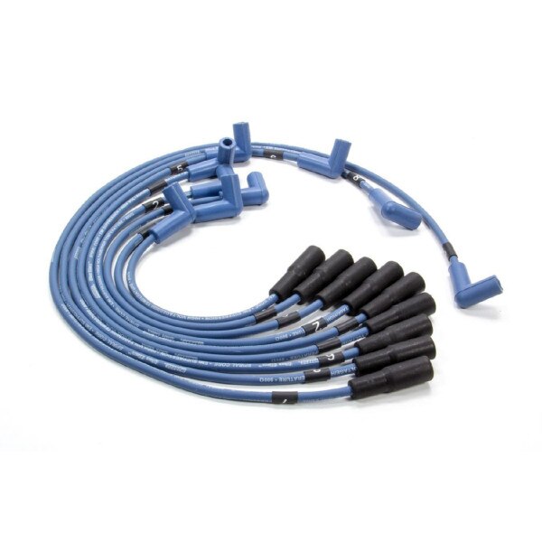 Moroso Spark Plug Wire Set, Blue Max Spiral Core, Factory Boots and Terminals, 8mm Blue, GM LT-Series