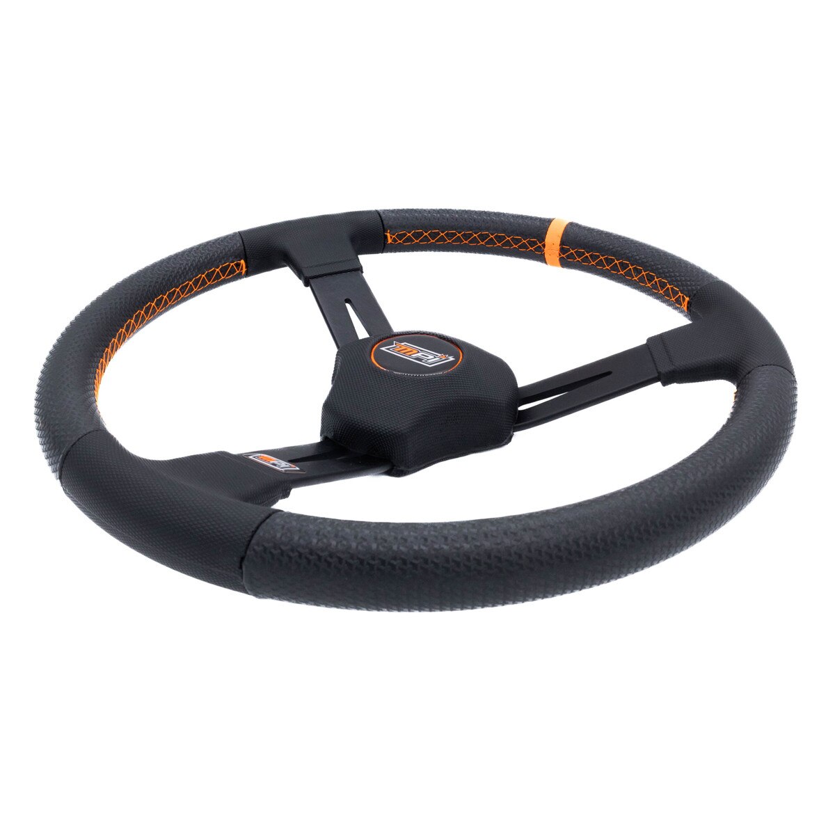 MPI 15in Dished Dirt Friendly Aluminum Steering Wheel, replaces DM-15-A, with Centerpiece