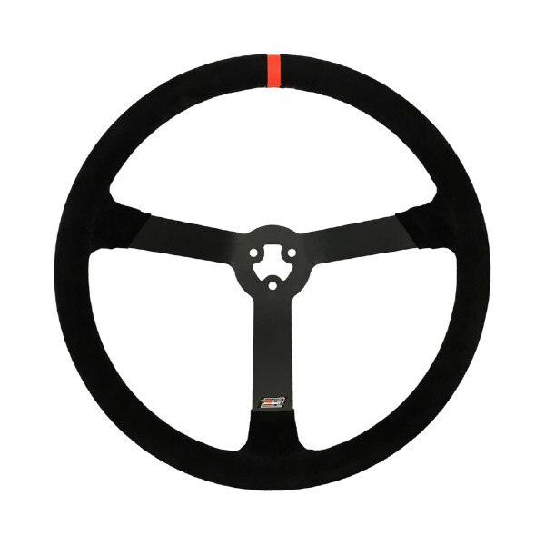 MPI Max Papis Steering Wheel, 15.000" Diameter, Steel (Suede), Late