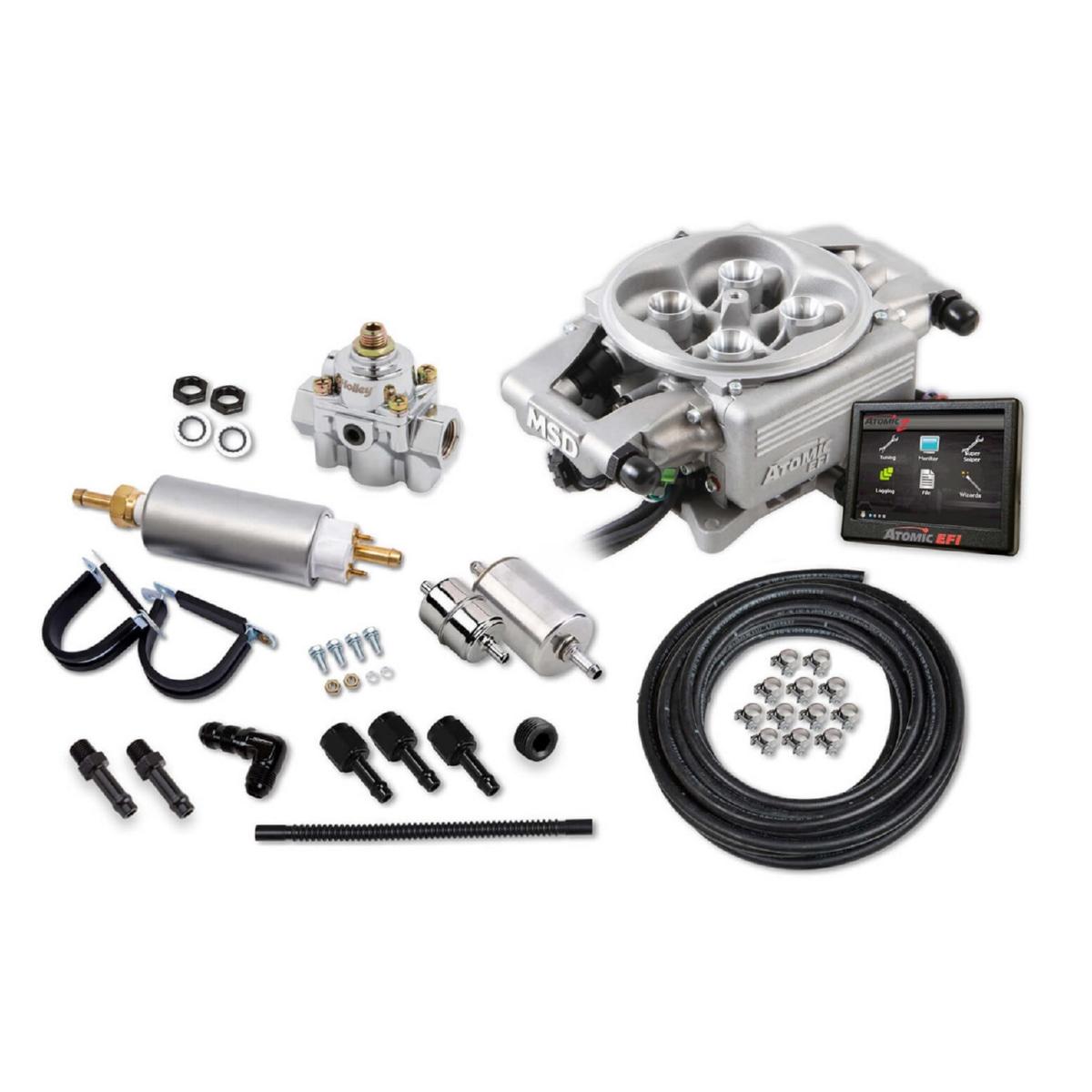 MSD Ignition Fuel Injection Kit, Atomic EFI 2, Throttle Body, Square