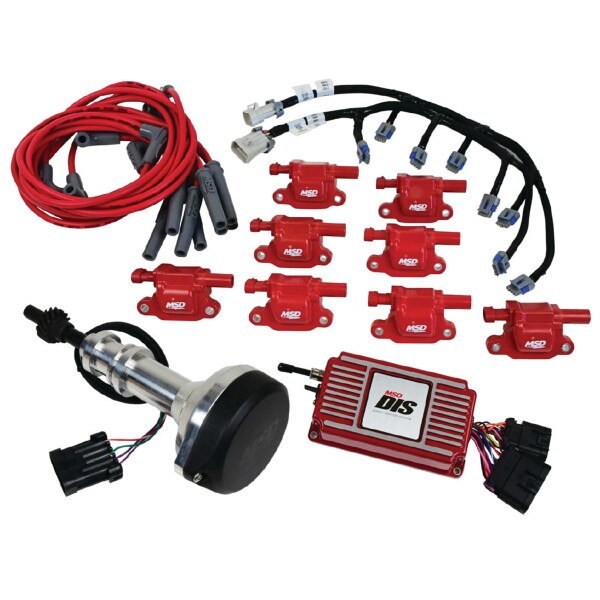MSD Ignition Ignition System Kit, DIS Digital, Red, Ford 351W (Control