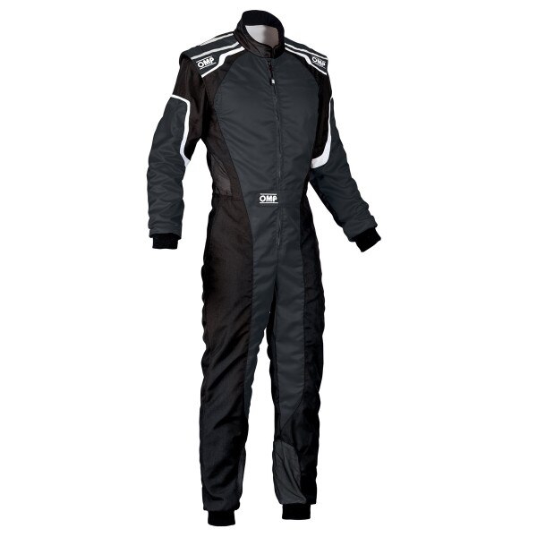 OMP Driving Suit, KS-3 Karting Series (my2019), Black, Small (Size 46.0), CIK-FIA Level 2