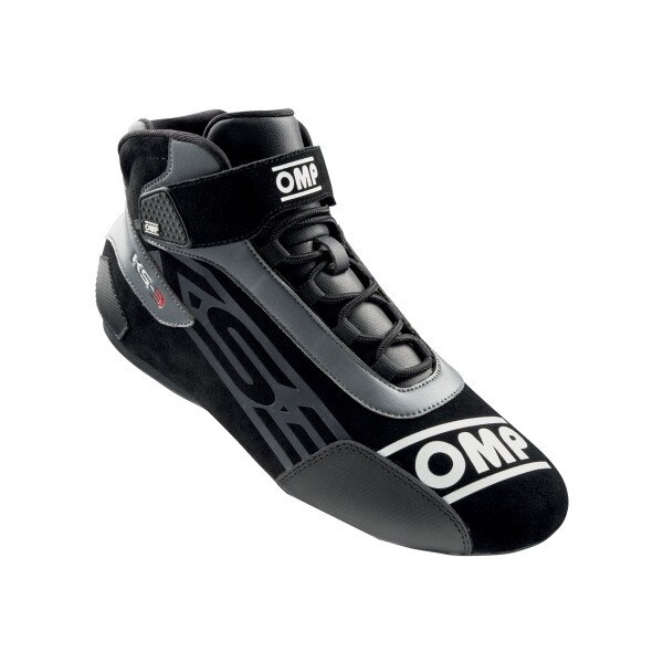 OMP Driving Shoes, KS-3 Karting Series (my2021), Black, Size 2.0 (Euro 33)