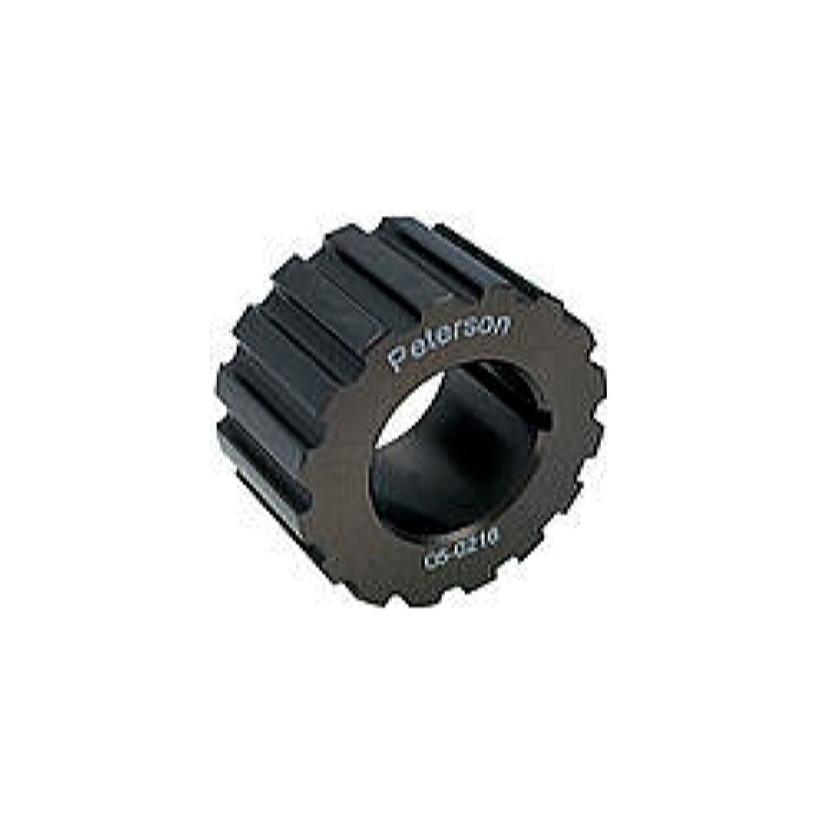 Peterson Fluid Systems Gilmer Pulley 16-Tooth 1.0 Wide 3/8 Pitch 1 Mandrel Aluminum Gray