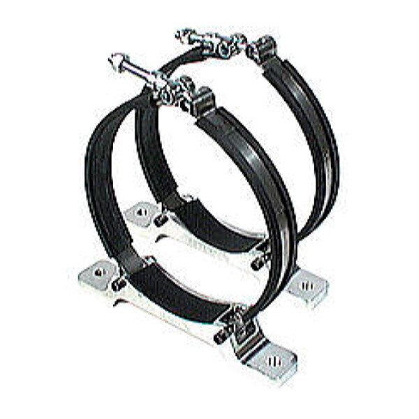 Tank Fixation System Peterson Oil Tank Brackets, Flat Mount, Aluminum / Stainless, Pair ...