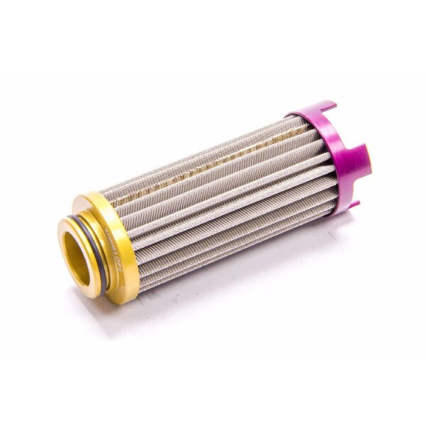 Peterson Fuel Filter Element 600 Series 100 Micron Stainless Gold Purple End Caps