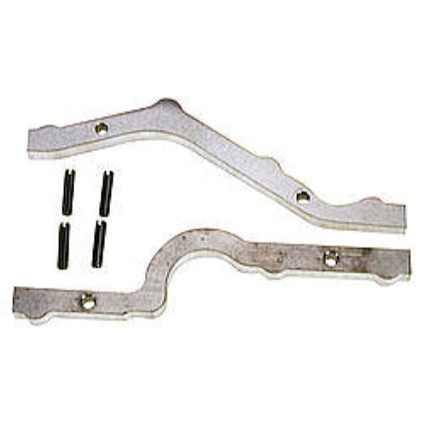 Peterson Manifold End Seal Spacer Kit 0.375 Thick Aluminum Raised Port SBC