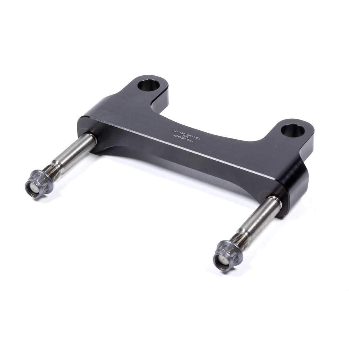 PFC Brake Caliper Bracket Front Top Mount Small Bearing Billet Aluminum Black ZR24 Calipers