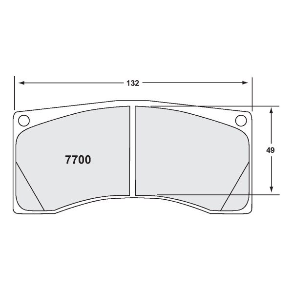 PFC Brake Pads, CarbonMetallic Racing, 11 Compound, 25mm Thick, Pad ...