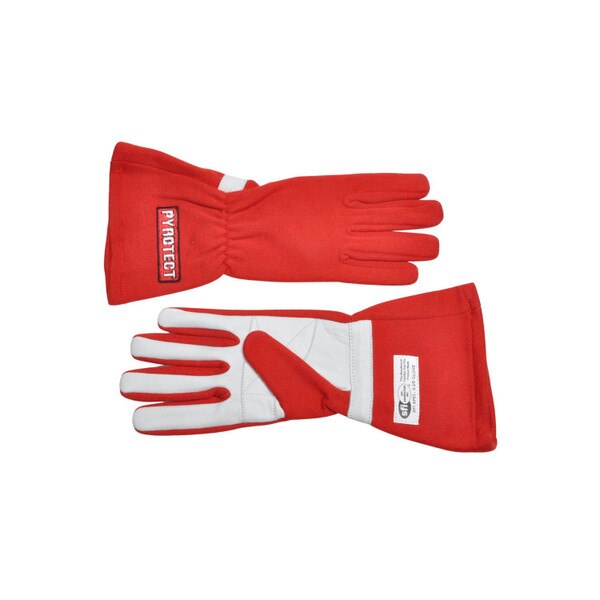 Pyrotect Driving Gloves, Sport 2 Layer, Red, X-Large, SFI 3.3/5