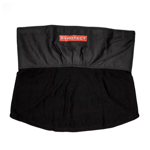 Pyrotect Helmet Skirt, Fire Retardant, Nomex/Knit, Black, SFI 3.3/5
