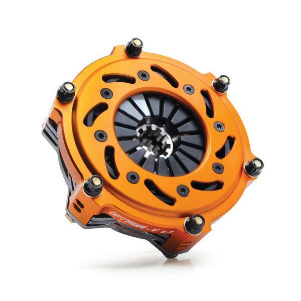 Quarter Master Clutch Kit Optimum-V Triple Disc 5.5in 1-5/32x26-Spline Rigid Hub Ceramic