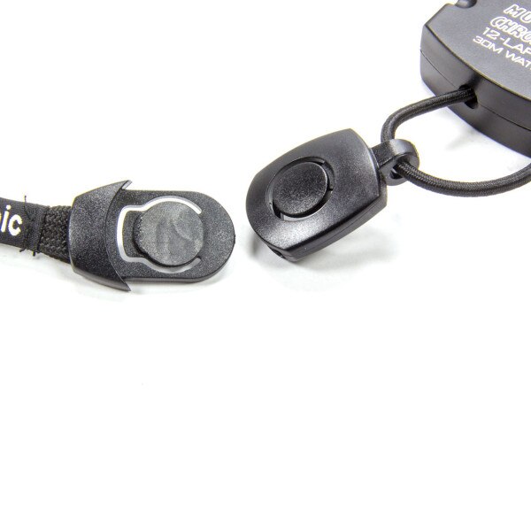 Robic Stopwatch, Digital, Multi-Mode Chronograph, 12-Lap Memory, 1/100 Second, 30M Water Resistant, Black