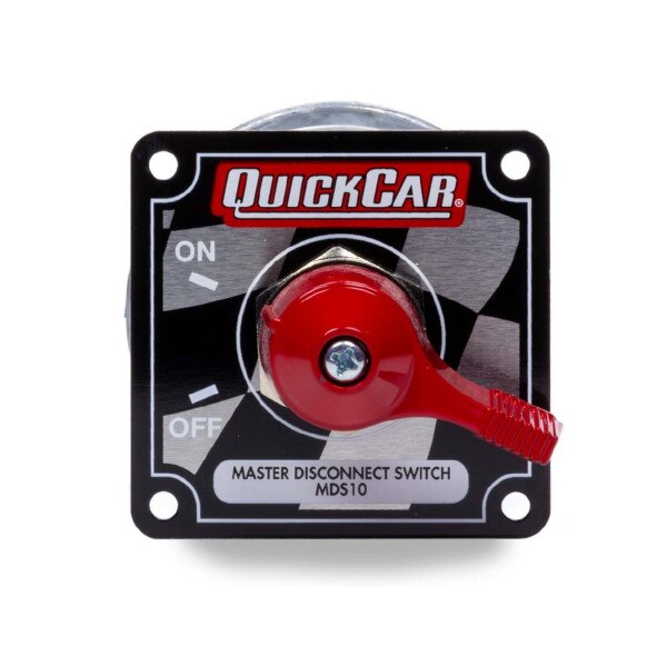 Quickcar Battery Disconnect, Rotary Switch, Panel Mount, 125 Amp, 12V ...