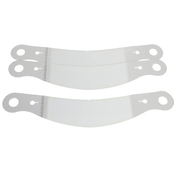 Racing Optics 10206CP - 2 mil Perimeter Seal Laminated Tear-Offs XStack™ 10 (Clear) - Bell SE03 and SE05 Shields