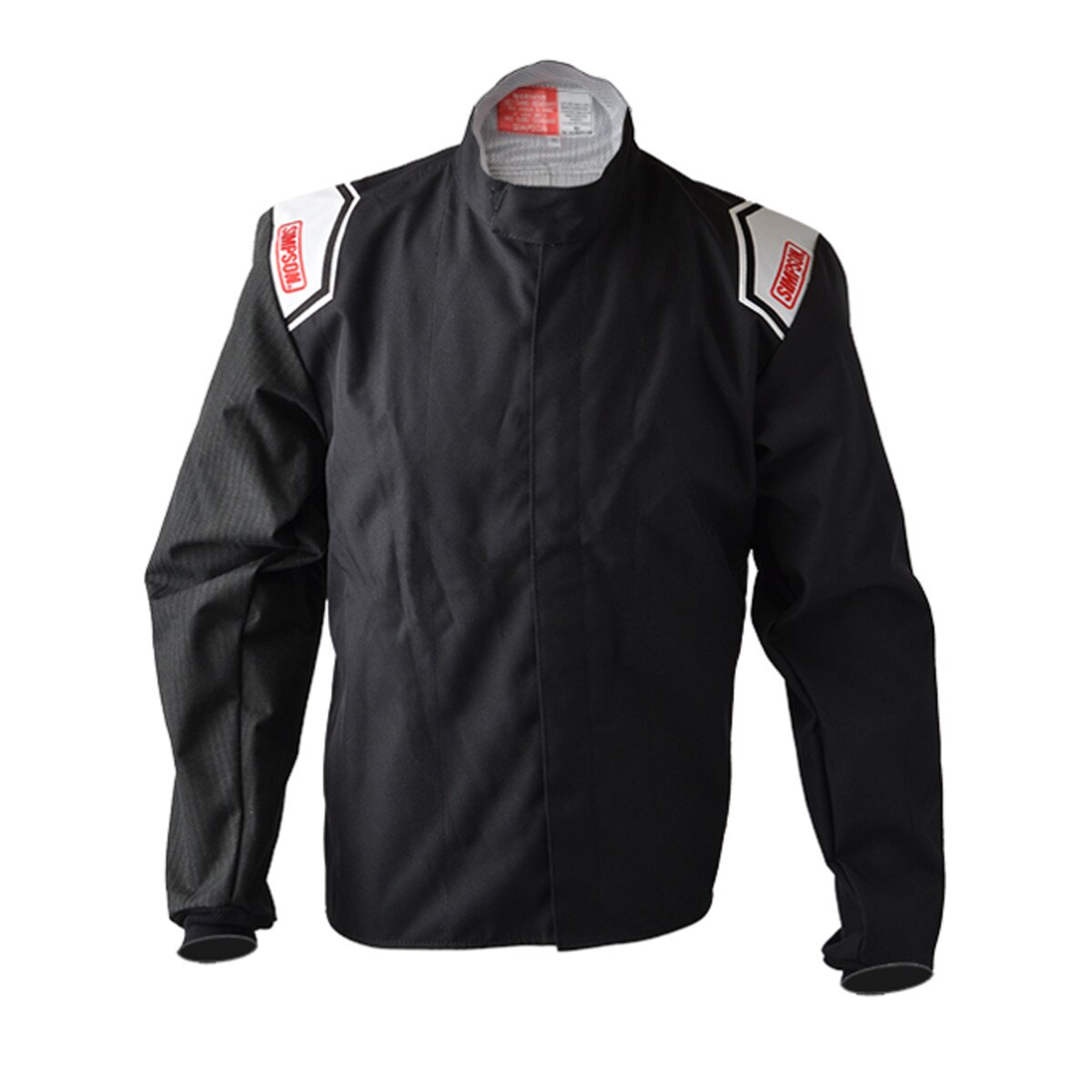 Simpson Driving Jacket, Apex Karting Series, Black, Medium, Poly Duck Fabric w/ CarbonX Sleeve