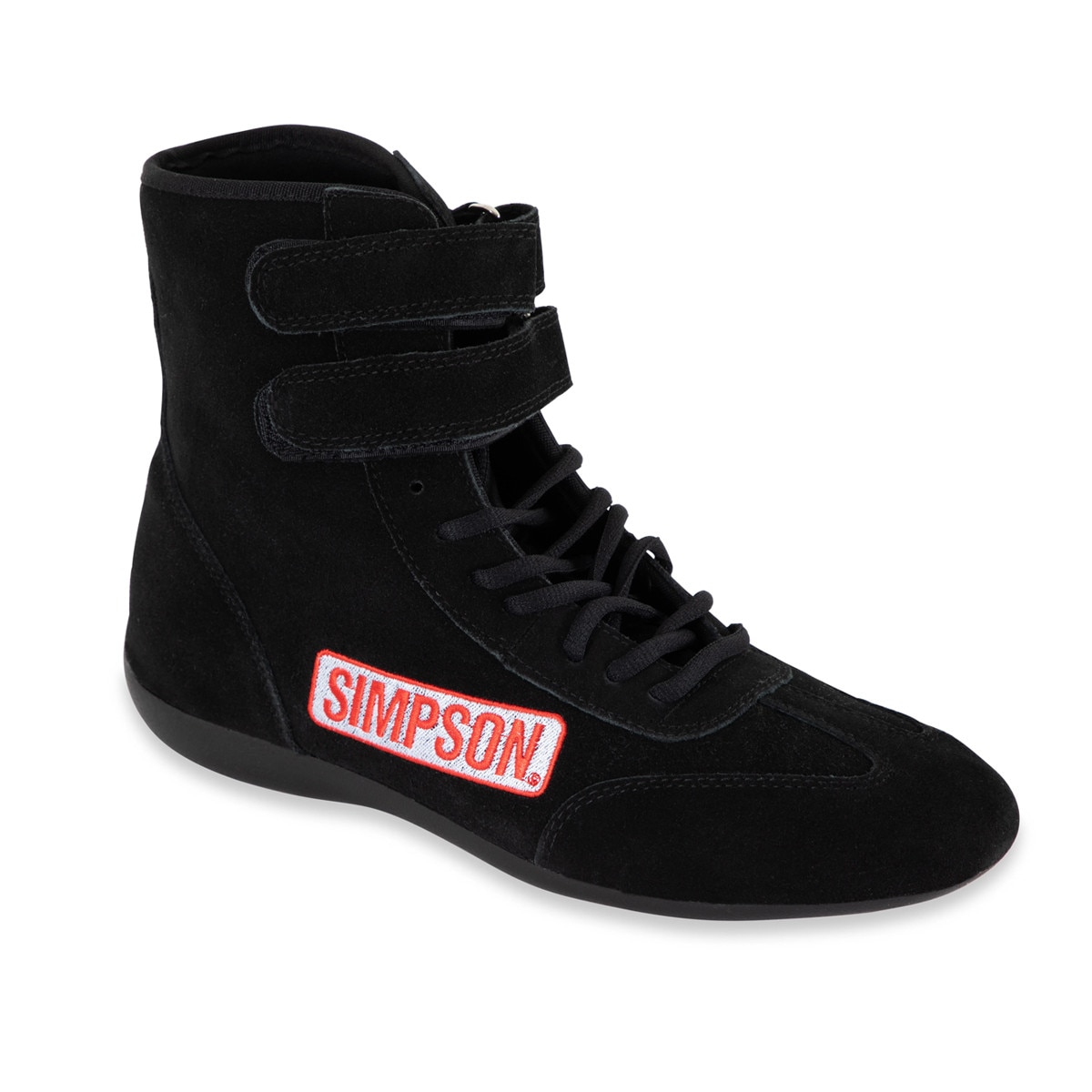 Simpson Driving Shoes, High-Top Series, Black, Size 13.0, SFI 3.3/5