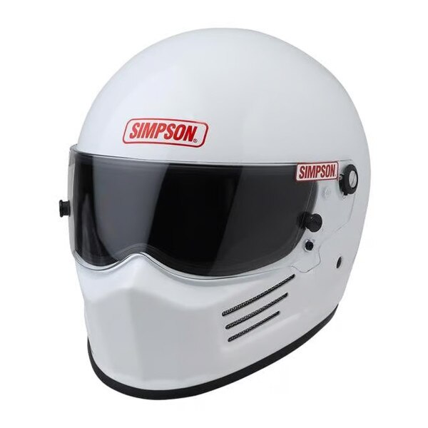 Simpson Helmet, Bandit, Full Face, Gloss White, XLarge, SA2020