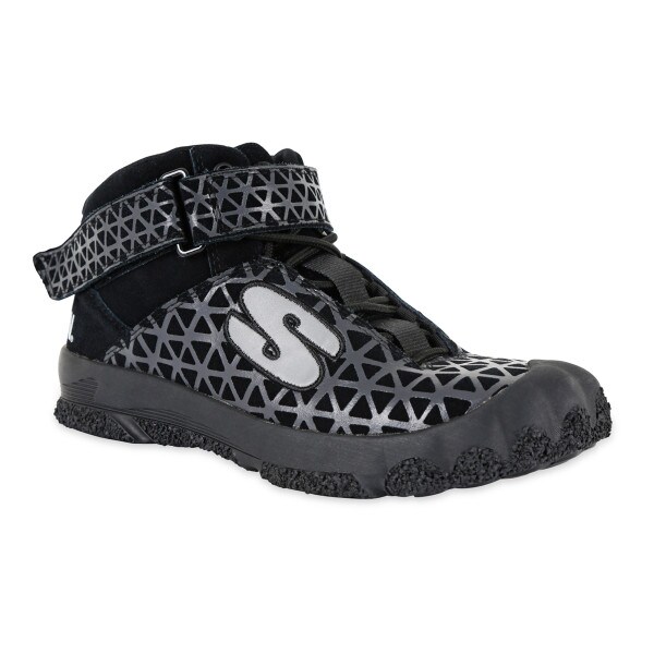 PIT CREW RACING SHOES BLACK MENS SIZE 10 / WOMENS 12 RJS RACING EQUIPMENT