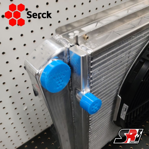Serck Radiator Sticker Serck Circle Track Radiator (Chevy)