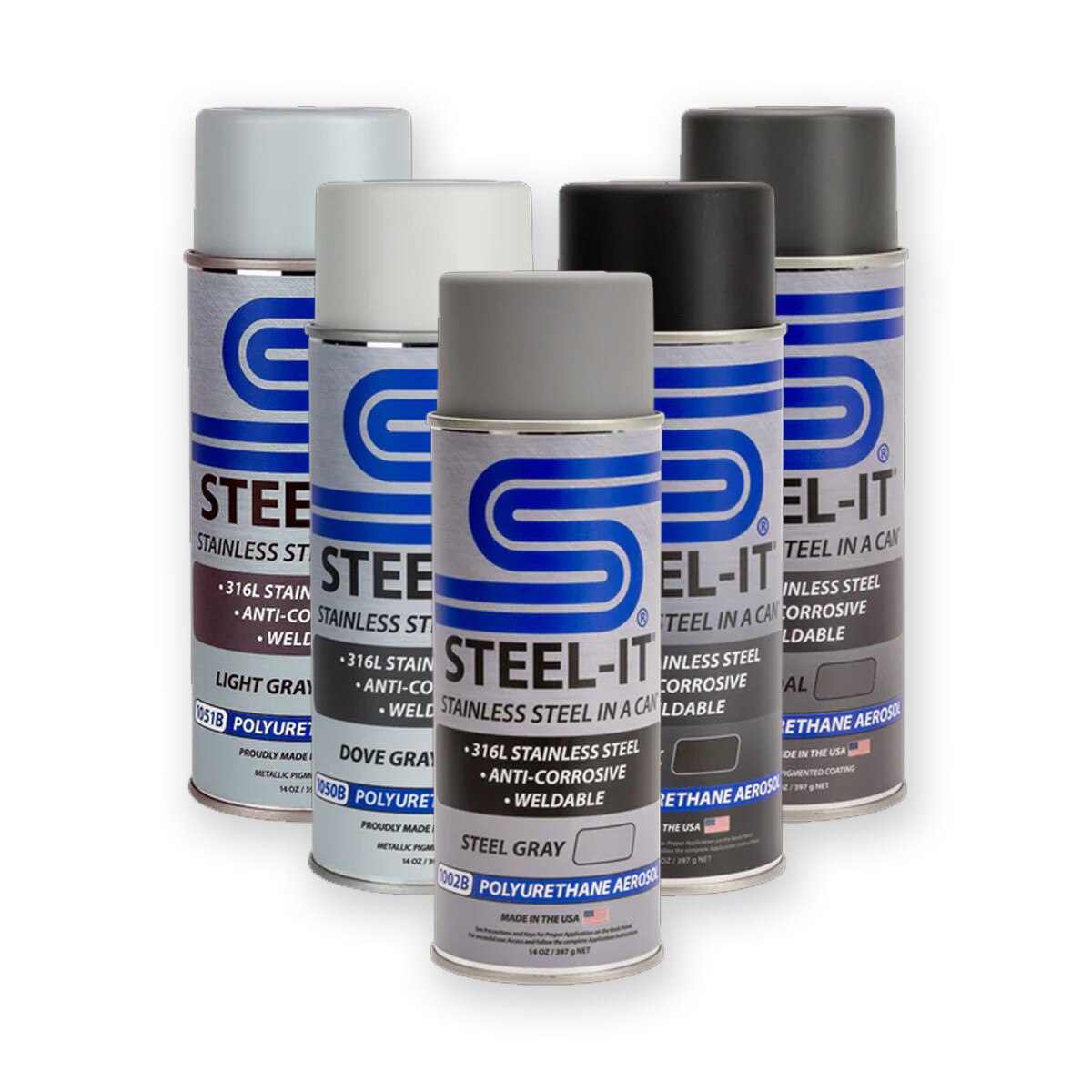 Steel-It polyurethane coating aerosol can 12 oz 14 oz /