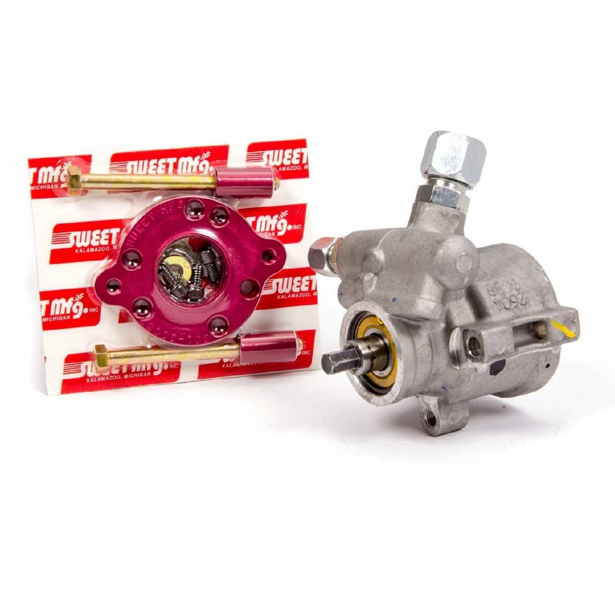 Sweet Manufacturing Power Steering Pump Kit, Aluminum, Natural, 3/8