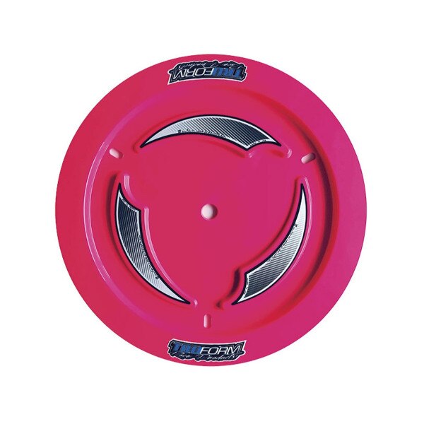 Truform Wheel Cover, 15.000 Wheel, Plastic, Non-Vented, Neon Pink