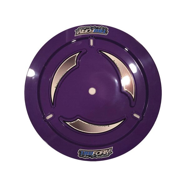 Truform Wheel Cover, 15.000 Wheel, Plastic, Non-Vented, Purple