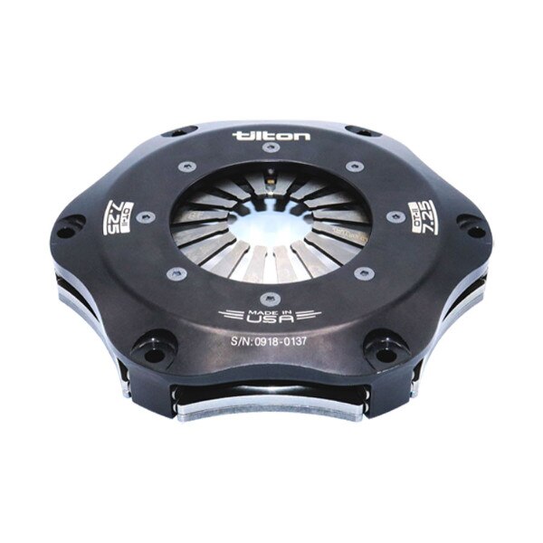 Tilton OT-II metallic racing clutch 7.25in 2-plate step flywheel high pressure plate ratio buff spring /