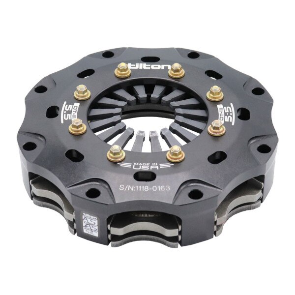 Tilton OT-III metallic racing clutch 5.5in 2-plate step flywheel high pressure plate ratio gray spring /