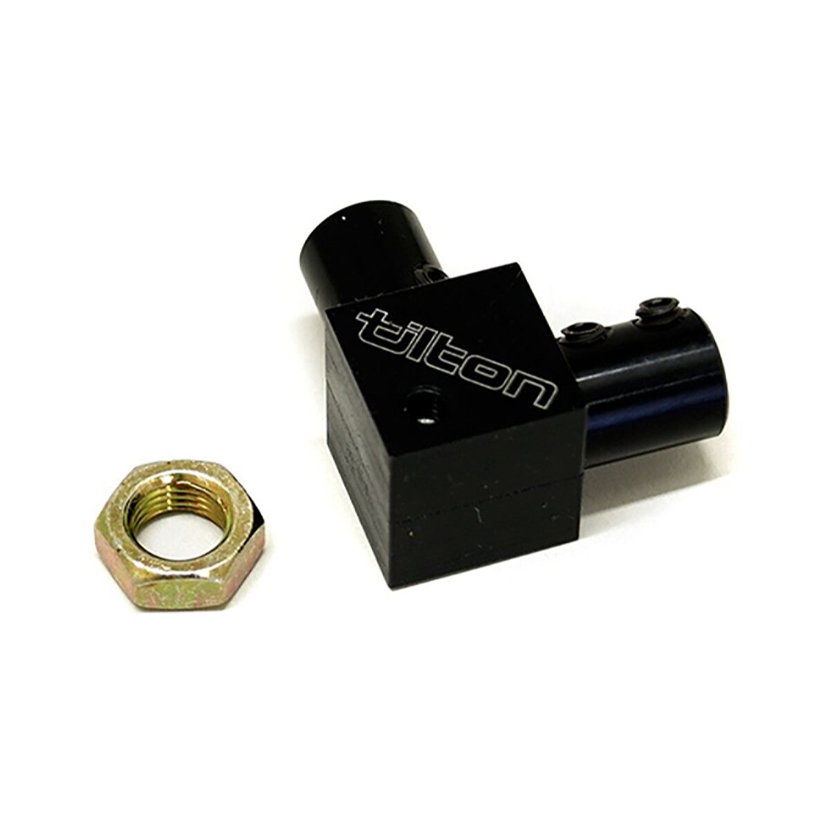 Tilton Balance Bar Coupler, Aluminum, 90 Degree, 3/8-24 Thread