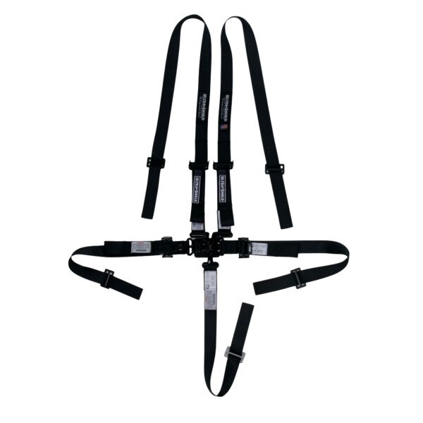 Ultrashield Seat Belt Harness, 5Point, Latch & Link, 2" Lap, 2