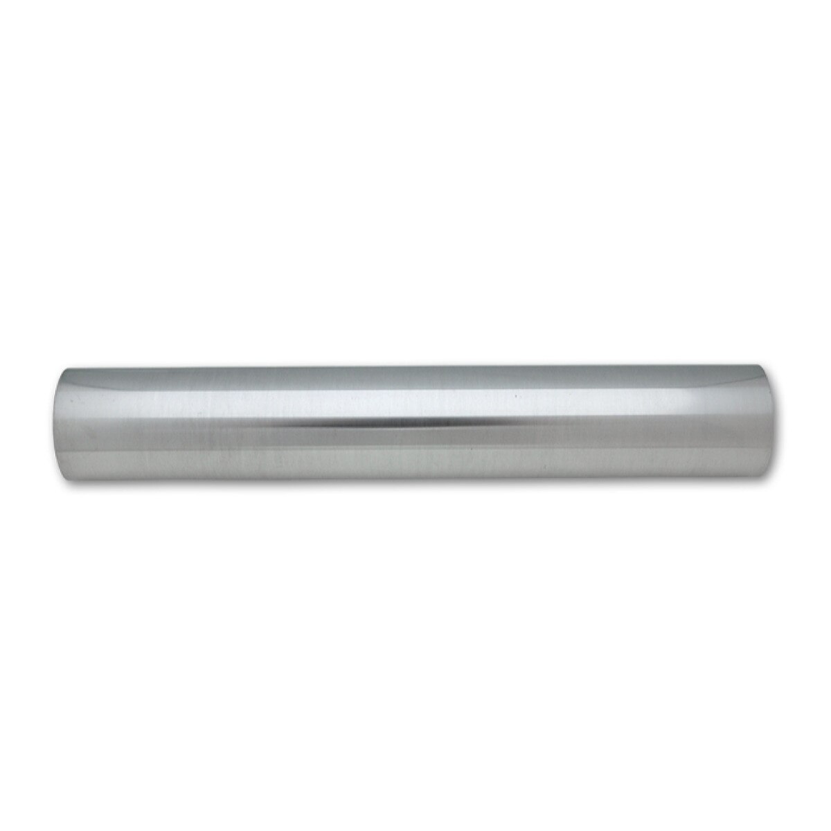 Vibrant aluminum tubing straight 3.5in diameter 18in length polished /