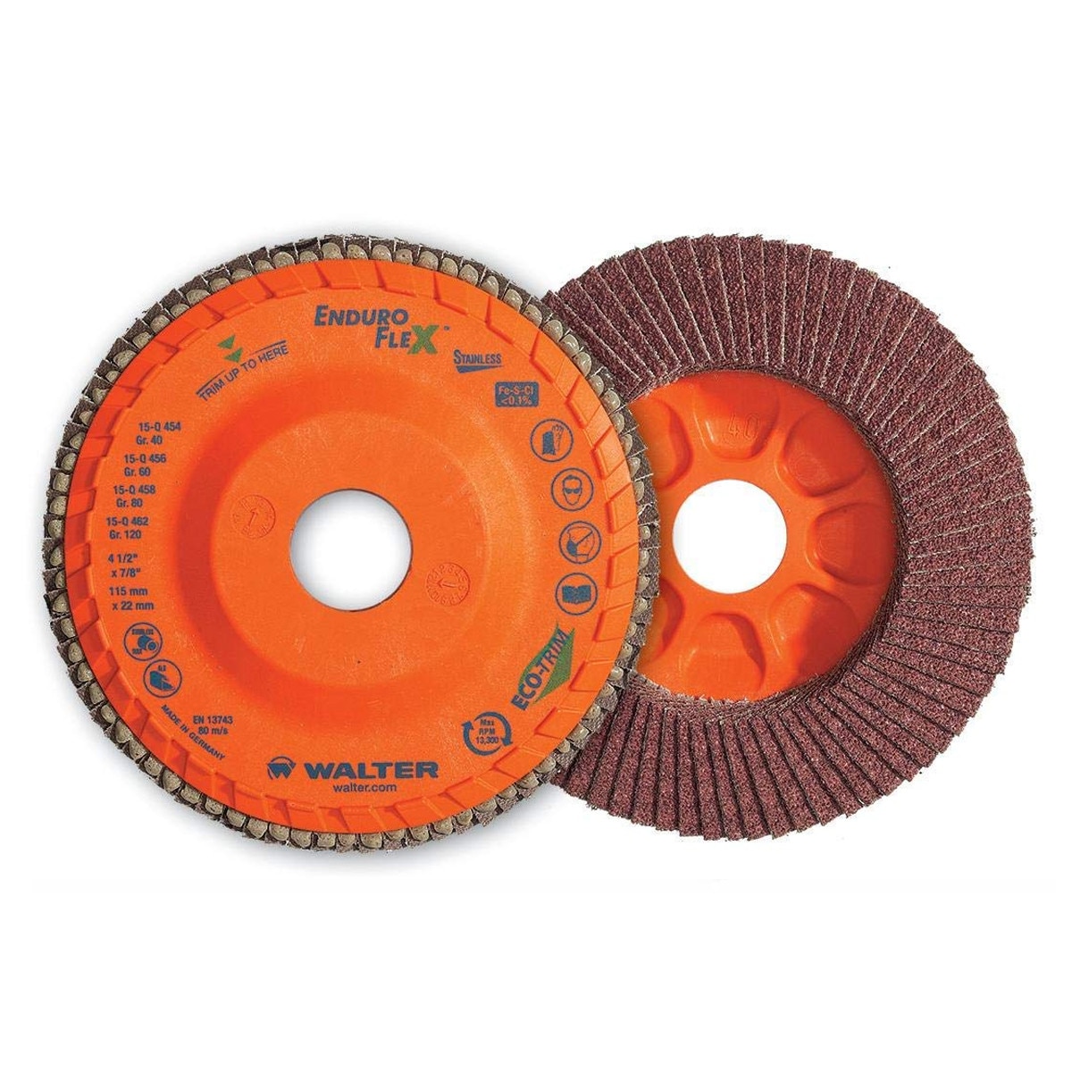 Walter Flap Disc, Enduro-Flex Stainless Series