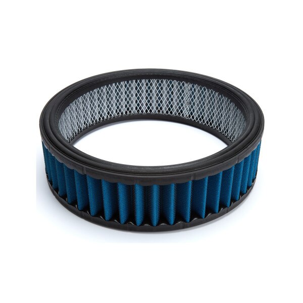 Walker low profile round air filter element 14in diameter 4in tall performance dry media fits WEE-3000897 /