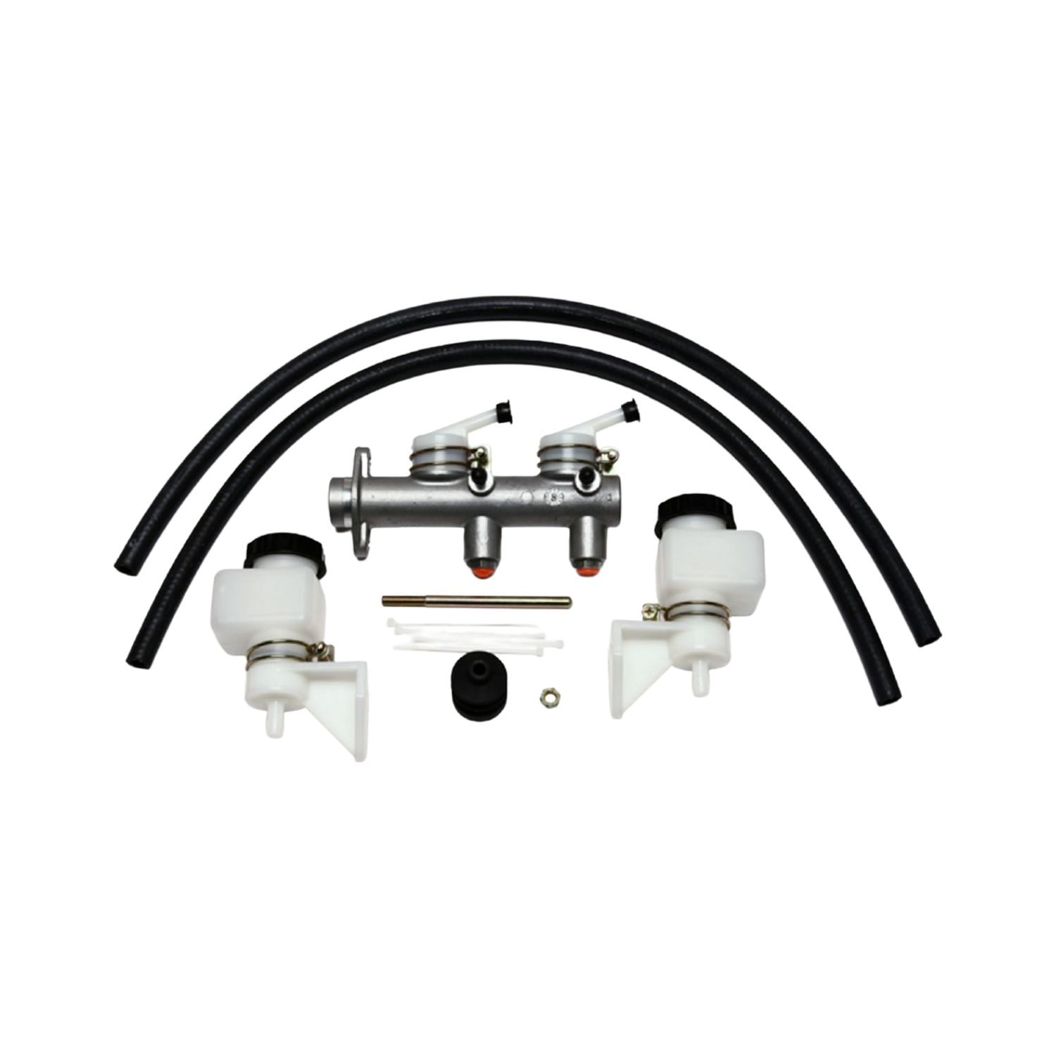 Wilwood Master Cylinder Kit, Tandem, Flange Mount, Aluminum, Natural, 1.000" Bore