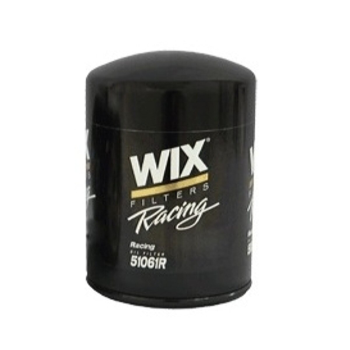 Wix oil filter 5.178in x 3.66in 13/16-16 thread 28 GPM steel black GM late model /